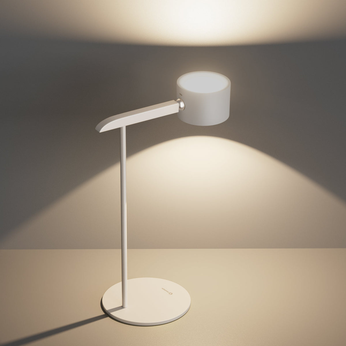 Desk Lamp Stand - White